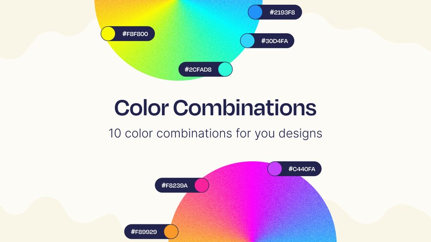 10 color combinations for you designs