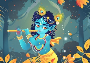 krishna illustrations