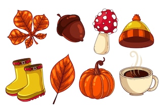 Autumn clip arts