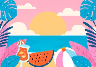 Summer illustrations