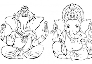 Ganesh drawings